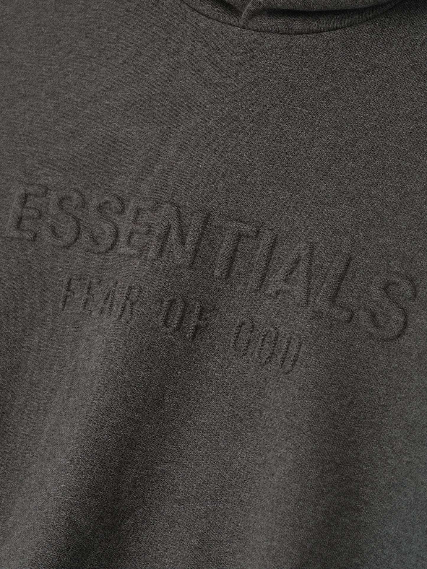 Embossed Essentials 90s Fit Hoodie