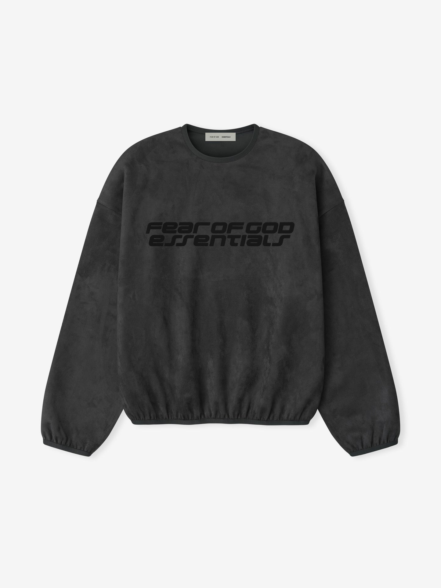 Suede Fleece Modern Crewneck Sweatshirt