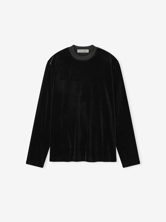 Womens Velour Classic Long Sleeve Tee